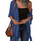 🔥50K+ VERKOCHT | 50% KORTING🌸Boho Korte Mouw Kimono, Ademende Mengstof, Oneindig Combineerbaar☁️