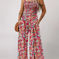 🔥Casual printjumpsuit voor dames | Comfortabele, wijde pijpen en dunne bandjes🌼