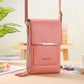 Stijlvol Crossbody Telefoontasje voor Dames met Touchscreen Venster