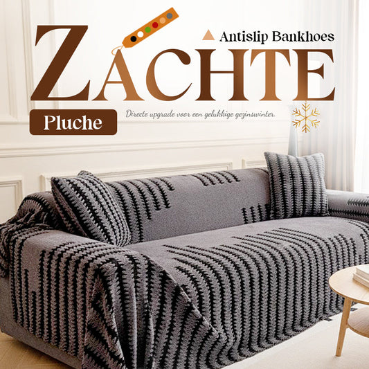 ✨ Zachte Pluche Antislip Bankhoes – Huid- & Diervriendelijk 🐾 (Diverse Maten & Kleuren!) 🛋️"