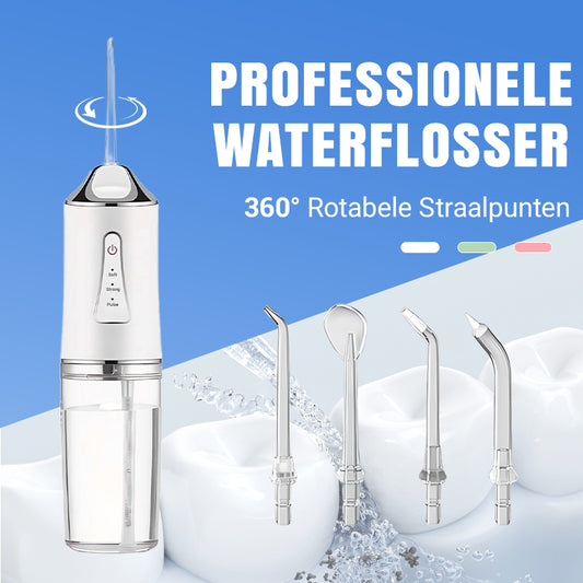 💦 54% Korting – Draagbare Monddouche | Diepe Reiniging & Fris Gevoel in Seconden