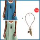 🔥GROTE KORTING✨ Nep-tweedelige mouwloze jurk, zacht & ademend, ruim vallend maten S t/m 3XL👗