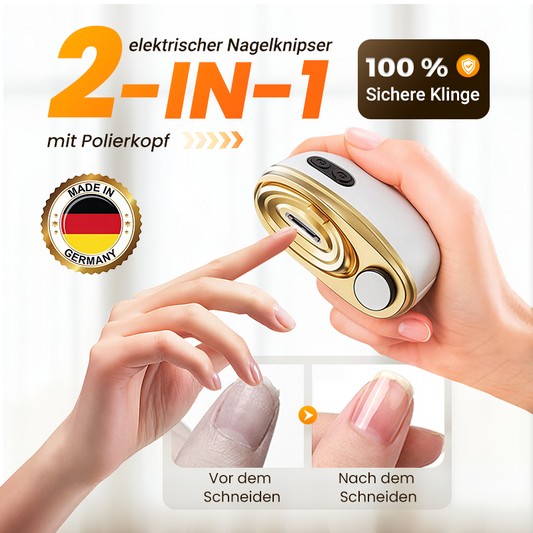 🏆Bestseller 🔥57% KORTING⏳2-in-1 elektrische nagelknipper en polijstmachine