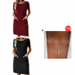 🔥50% KORTING 💃 Elegante Jurk met Textuur ✨ Kreukvrij & Comfortabel