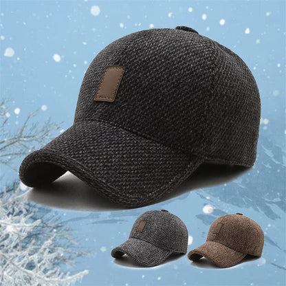 📣53% KORTING! Winterse Lichtgewicht Baseballpet met Inklapbare Oorwarmers 🎁❄️