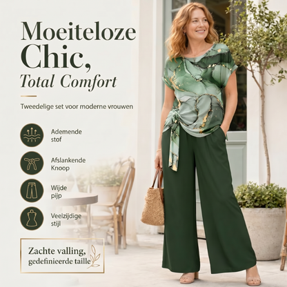 🔥50% KORTING Lounge Set 🌿 Comfort & Luxe Print