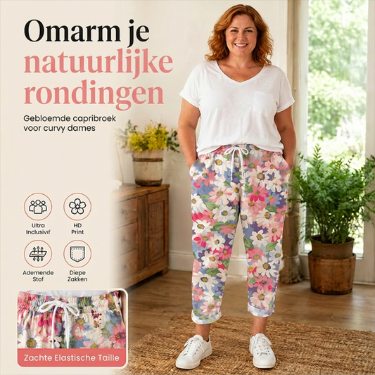 🌸50% KORTING👖 Bloemenprint Broek ✨ Comfortabele Losse Pasvorm