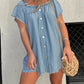🔥HOT SALE💝Short Sleeve Casual Denim Dress（57% OFF）
