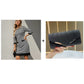🏆 Hot Sale - 57% KORTING ✨Dames Midi-Jurk met Pied-de-Poule Print, ¾-Mouwen & Elegante Knopen 👗