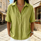 🔥50% KORTING👚 Ramie Blouse – Ademend & Elegant✨