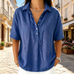🔥50% KORTING👚 Ramie Blouse – Ademend & Elegant✨