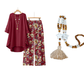 🔥50K+ VERKOCHT⏰ KORTING 50%🌼 Boho tweedelige set, katoenlinnen zonder zweten