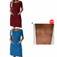 🔥50% KORTING 💃 Elegante Jurk met Textuur ✨ Kreukvrij & Comfortabel