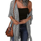 🔥50K+ VERKOCHT | 50% KORTING🌸Boho Korte Mouw Kimono, Ademende Mengstof, Oneindig Combineerbaar☁️