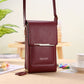Stijlvol Crossbody Telefoontasje voor Dames met Touchscreen Venster