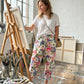 🌸50% KORTING👖 Bloemenprint Broek ✨ Comfortabele Losse Pasvorm