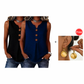 🔥 Tijdelijke aanbieding – mouwloze V-hals top met geplooid design 💃 licht, ademend en flatterend ✨