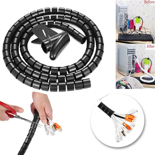 🔥 1 gekocht = 1 GRATIS 🎁 Bijtbestendige kabelbinders voor een opgeruimde werkplek | Beschermhuls voor kabels en draden 🛡️