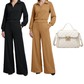 ✨Gratis verzending🤩 Nieuw Binnen! Damespak met Reversblouse & Wijde Broek – Stijlvol Comfort voor Elke Dag 👗