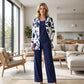 🔥Vandaag laatste kans, morgen terug naar originele prijs⌛️Dames 3-delige bloemenoutfit | Comfortabel, makkelijk te combineren & vormflatterend✨