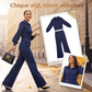 ✨Gratis verzending🤩 Nieuw Binnen! Damespak met Reversblouse & Wijde Broek – Stijlvol Comfort voor Elke Dag 👗