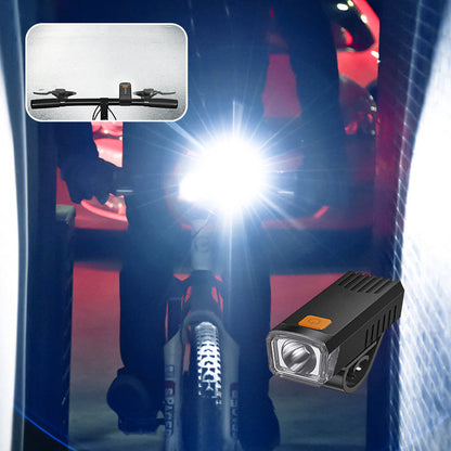 LED waterdichte oplaadbare fietslamp met clip