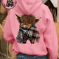 🔥 Tijdelijke Aanbieding ✨ Highland Cow Hoodie voor Dames & Heren – Warme Fleece Voering & Super Zacht Comfort 🐮
