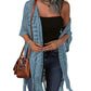 🔥50K+ VERKOCHT | 50% KORTING🌸Boho Korte Mouw Kimono, Ademende Mengstof, Oneindig Combineerbaar☁️