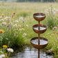 🔥50K+ VERKOCHT | KORTING TOT DE HELFT 💧 Regenopvang tuinpaal metaal, cascade schaaltjes🐦