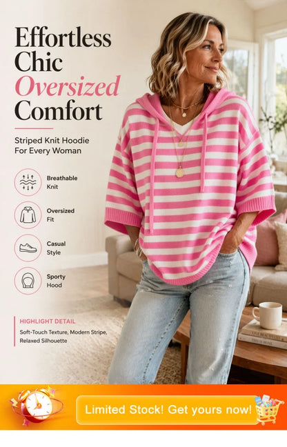 🔥 50% KORTING ✨ Gestreepte Hoodie – Zacht & Comfortabel