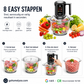 💥NIEUWE TECHNOLOGIE 🏆 Alles-in-één keukenhakker, precieze bediening voor maaltijdprep 🥕t