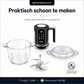 💥NIEUWE TECHNOLOGIE 🏆 Alles-in-één keukenhakker, precieze bediening voor maaltijdprep 🥕t