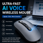 🖱️50% OFF! 💥 AI Smart Voice Wireless Mouse – 1600 Words/Min, Translation Hub, Ergonomic ✨