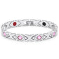 🔥 KOOP 1, KRIJG 1 GRATIS 💎 Dames Magnetische Armband – Elegant Design met Sprankelende Kristallen ✨