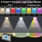 ✨ TOP GADGET 🌿1+1 GRATIS💡Solar LED Wandlamp voor Buiten | Draadloze Tuinverlichting met Sensor | RGB & Warm Wit | Weerbestendig
