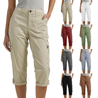 ⏳Tijdelijke aanbieding⏰ Casual shorts voor dames met hoge elasticiteit en meerdere zakken