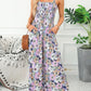 🔥Casual printjumpsuit voor dames | Comfortabele, wijde pijpen en dunne bandjes🌼