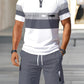 ⏰TIJDELIJKE AANBIEDING✨ Korte mouw poloshirt set combinatie tot boven de knie broek sportief veelzijdig