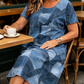 🔥 50% KORTING! 👗 Patchwork Jurk – Comfortabel, luchtig & flatterend ✨