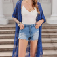 🔥50K+ VERKOCHT | 50% KORTING🌸Boho Korte Mouw Kimono, Ademende Mengstof, Oneindig Combineerbaar☁️