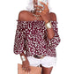 ⏰ Tijdelijke aanbieding Dames Off Shoulder Bloemen Chiffon Blouse | Luchtige Zomer Boho Stijl🌸