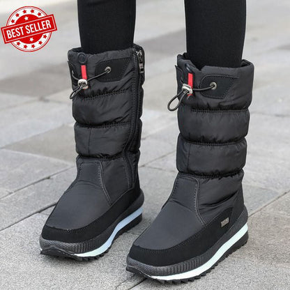 🔥 Gratis verzending ❄️ Premium Waterdichte Dames Sneeuwlaarzen met Imitatiebont 👢 Antislip Zool, Warme Voering & Wintercomfort