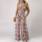 🔥Casual printjumpsuit voor dames | Comfortabele, wijde pijpen en dunne bandjes🌼