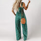 🔥Casual printjumpsuit voor dames | Comfortabele, wijde pijpen en dunne bandjes🌼