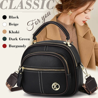 🎁Hot Sale 59% UIT⏳2025 Klassieke leren tas met meerdere compartimenten
