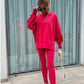 🔥 Speciale Deal ✨ Dames Sweatshirt met Lange Mouwen & Legging 2-Delige Set – Comfortabel, Casual & Perfect voor Elke Dag