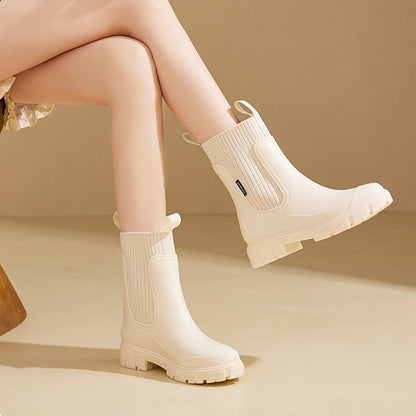 ❄️ 50% KORTING ✨ Waterdichte Antislip Laarzen met Dikke Zool 👢 Warme Voering, Extra Grip & Comfortabele Winterstijl