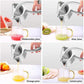 Roestvrijstalen Citruspers™ – Maximale Sapopbrengst | Hendelbediening | Makkelijk Schoon te Maken