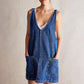 🔥 50% KORTING 👗 Denim Rugloze Jurk met Zakken ✨