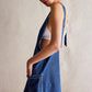 🔥 50% KORTING 👗 Denim Rugloze Jurk met Zakken ✨